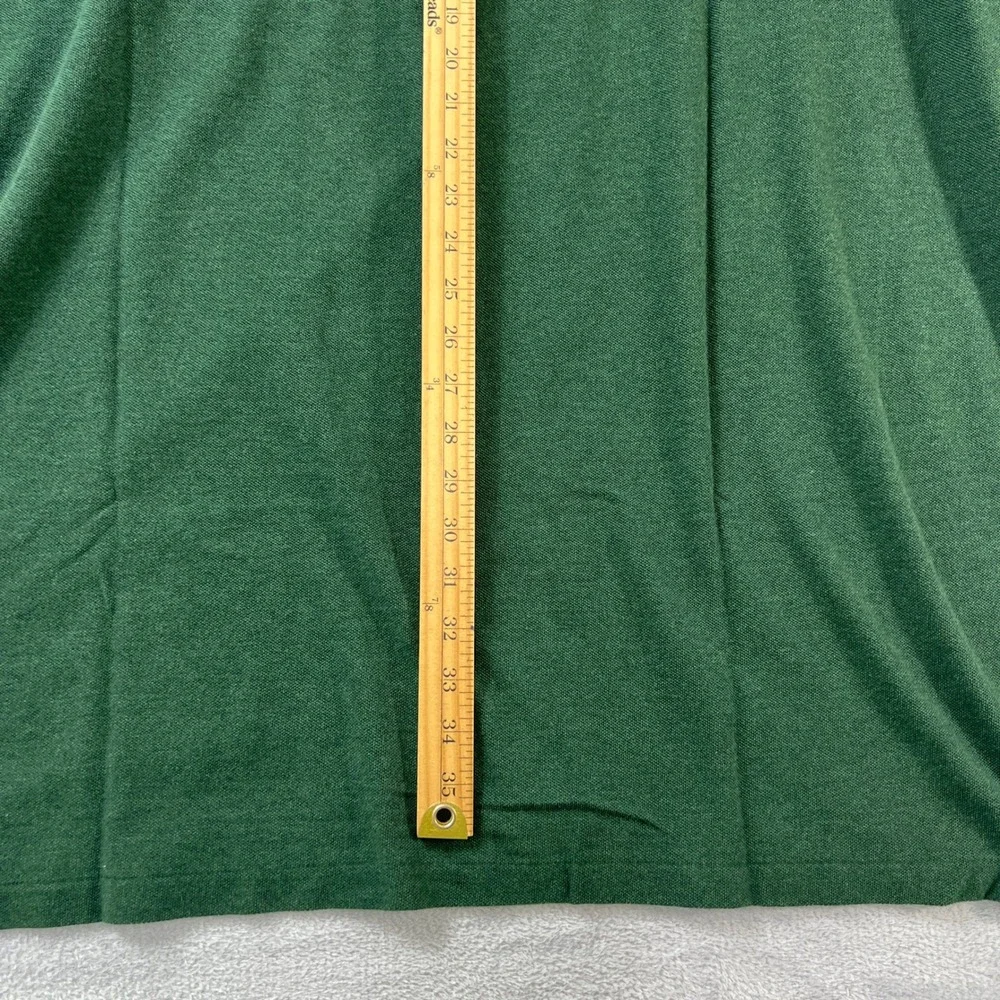 NWT Polo Ralph Lauren 4XLT‎ Big & Tall Hunter Green Mesh Long Sleeve Polo Clasic